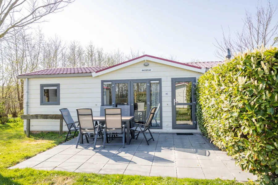 Terras Duinbungalow de Riesen Vakantiehuis Terschelling