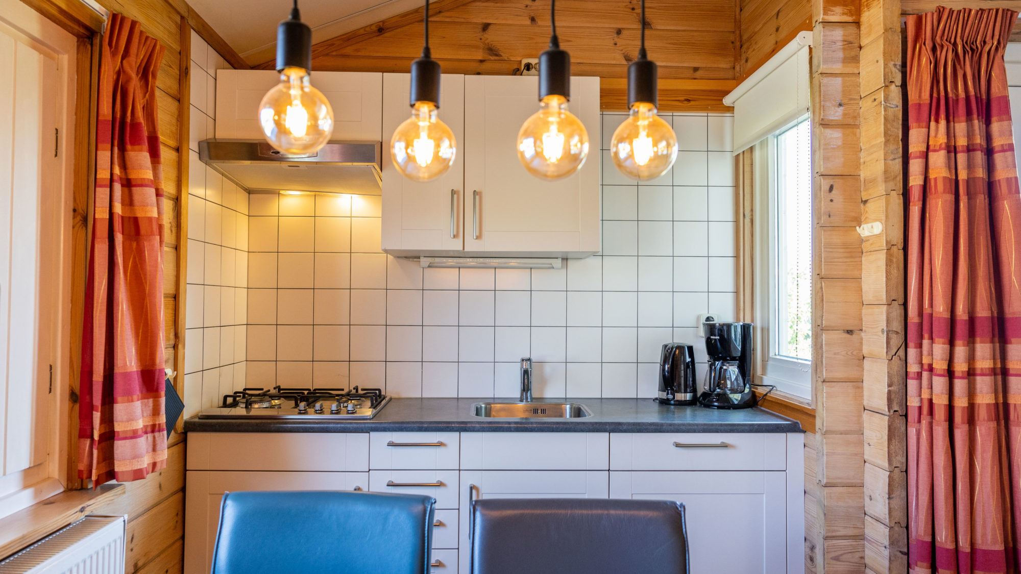 Keuken Finse bungalow de Riesen Terschelling