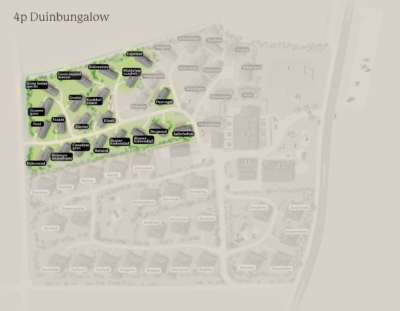 Tjermelan plattegrond 4p Duinbungalow